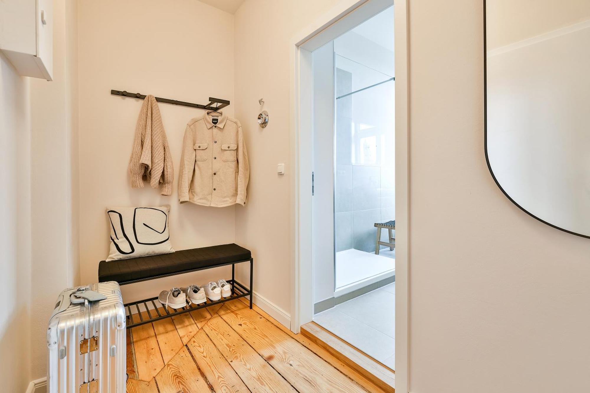 Apartments Am Bahnhof シュトラールズント 部屋 写真