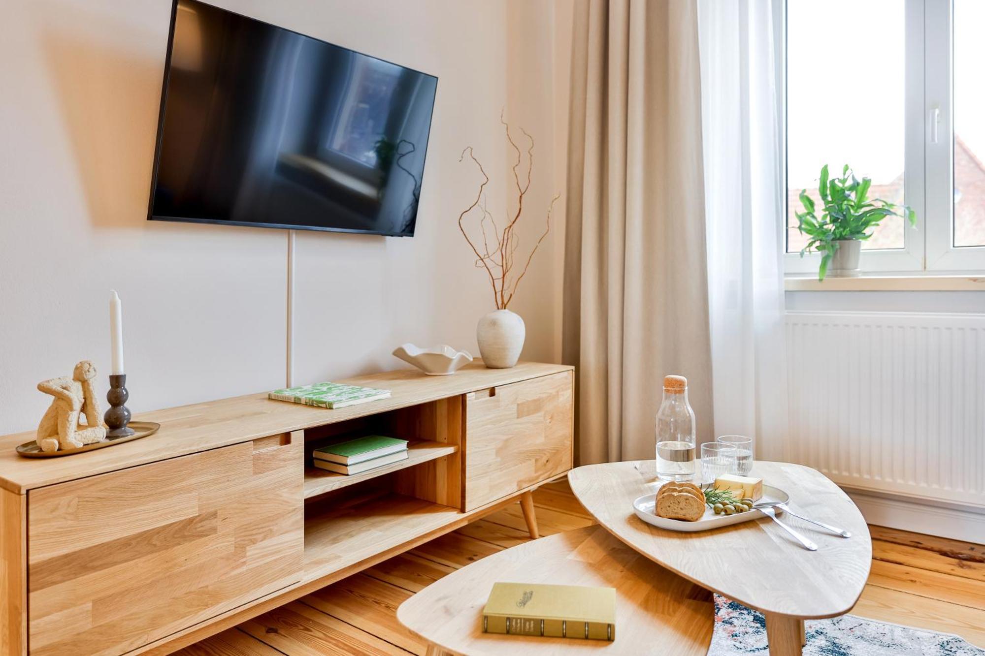 Apartments Am Bahnhof シュトラールズント 部屋 写真